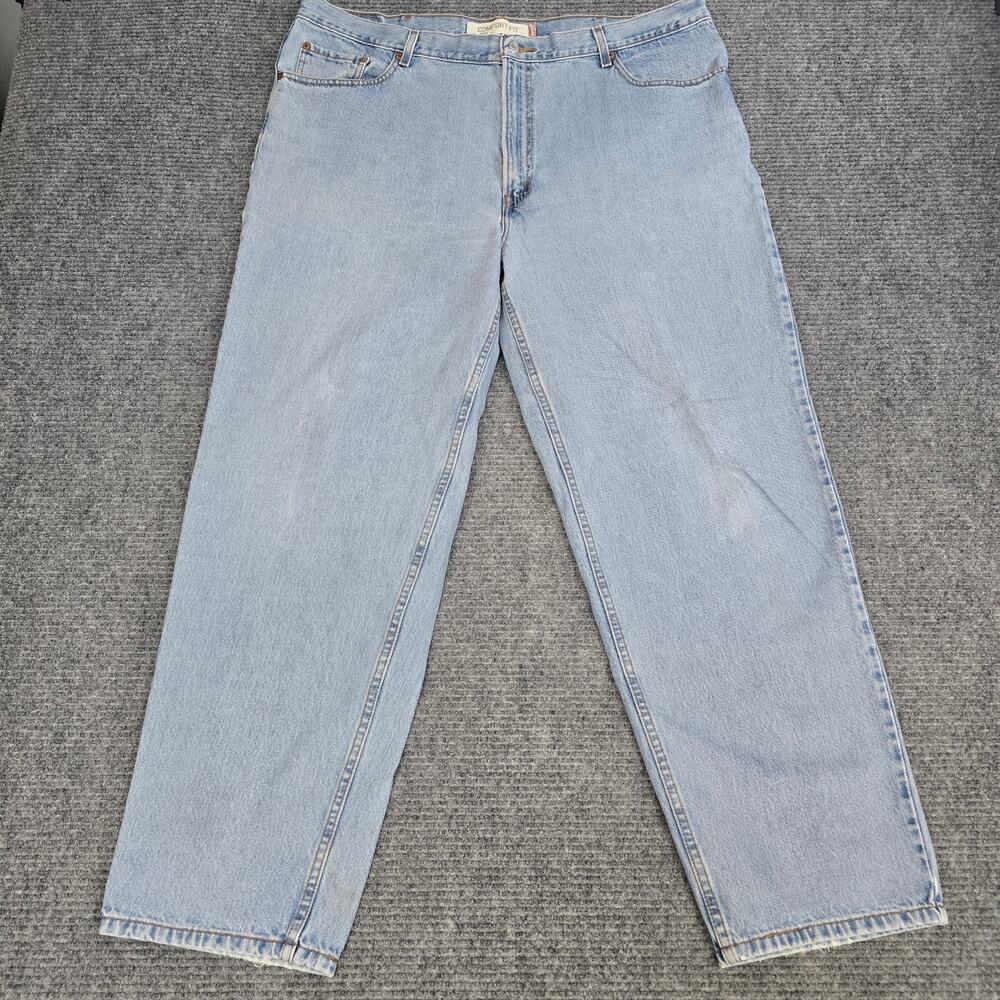 Vintage Levi's 560 Men's Jeans 44x32 Light Wash Comfort Fit Loose Tapered Y2K
